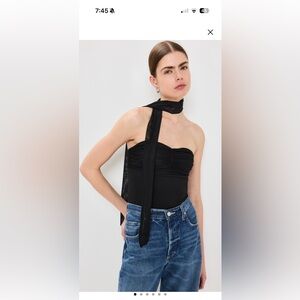 NWT reformation Ezra top and detachable scarf set - size m